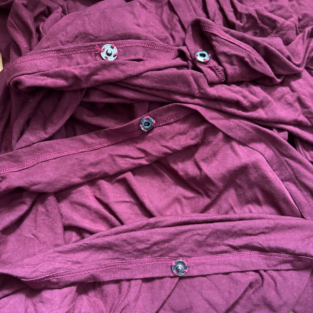 Encircled Burgundy Chrysalis Cardi/Dress - One Size - Picture 5 of 6